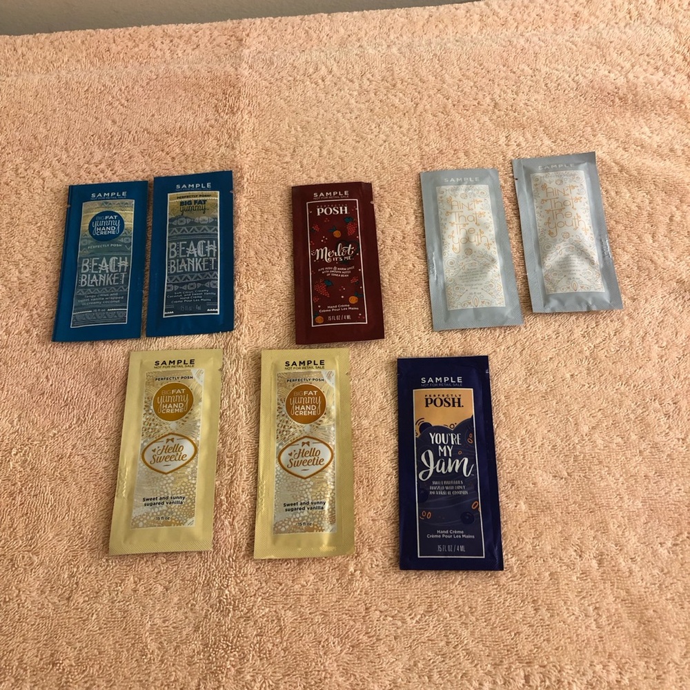 Lot of 8 Perfectly Posh Big Fat Yummy Hand Cream Samples